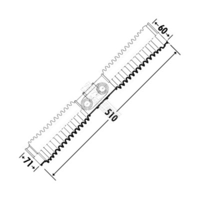 First Line FSG3310 - Bellow Set, steering car-mod.net
