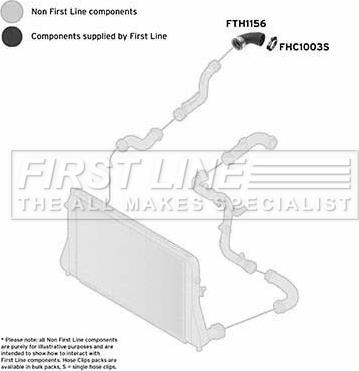 First Line FTH1156 - Charger Intake Air Hose car-mod.net