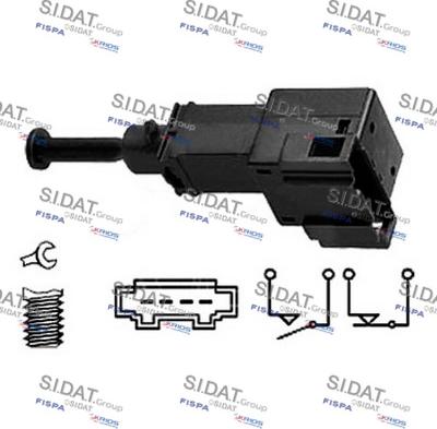 Fispa 5.140048A2 - Brake Light Switch / Clutch car-mod.net