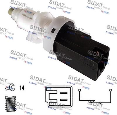 Fispa 5.140033A2 - Brake Light Switch / Clutch car-mod.net