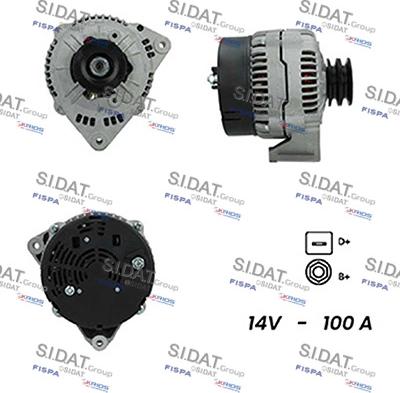 Fispa A12BH0438A2 - Alternator car-mod.net