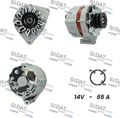 Fispa A12BH0598A2 - Alternator car-mod.net