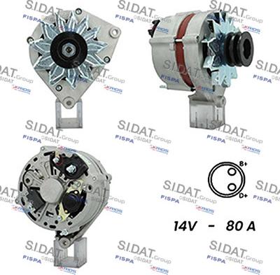 Fispa A12BH0597A2 - Alternator car-mod.net