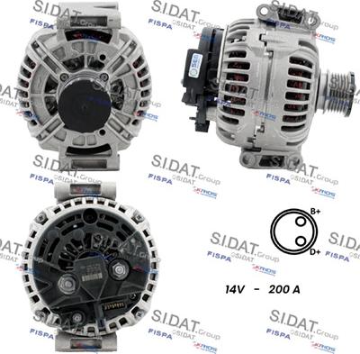 Fispa A12BH0561 - Alternator car-mod.net