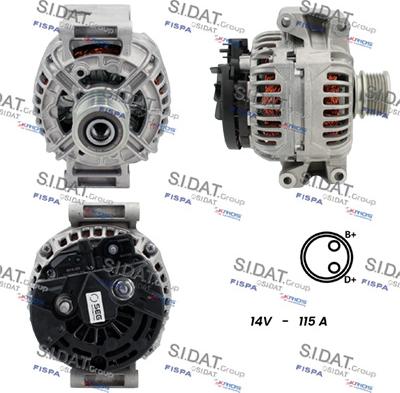 Fispa A12BH0140 - Alternator car-mod.net