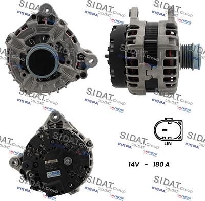 Fispa A12BH1341 - Alternator car-mod.net