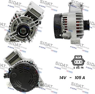 Fispa A12DE0087A2 - Alternator car-mod.net