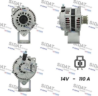 Fispa A12HT0368A2 - Alternator car-mod.net