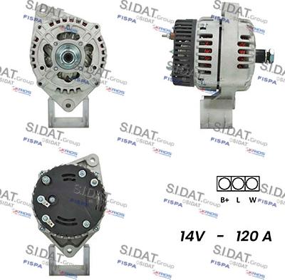 Fispa A12ML0107A2 - Alternator car-mod.net