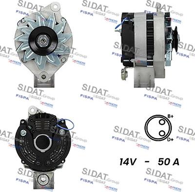 Fispa A12VA0519A2 - Alternator car-mod.net