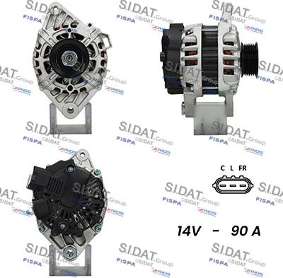 Fispa A12VA0672 - Alternator car-mod.net