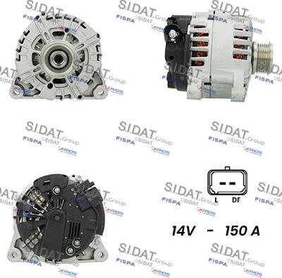 Fispa A12VA0004A2 - Alternator car-mod.net