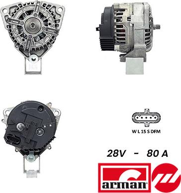 Fispa A24BH0015AS - Alternator car-mod.net