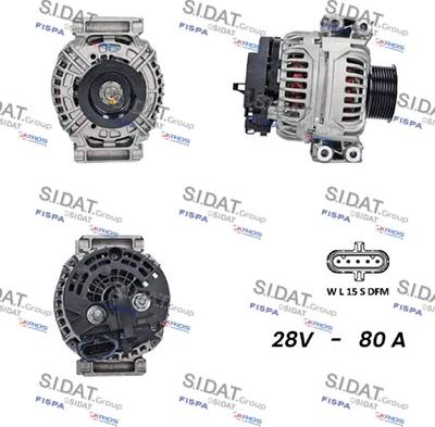Fispa A24BH0016 - Alternator car-mod.net
