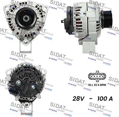 Fispa A24BH0039AS - Alternator car-mod.net