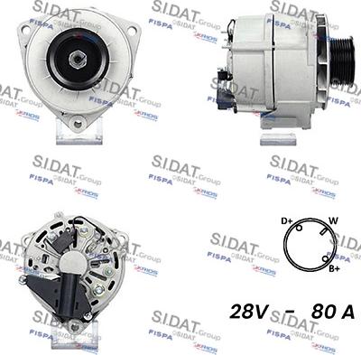 Fispa A24BH0034A2 - Alternator car-mod.net