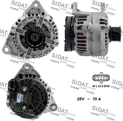 Fispa A24BH0025 - Alternator car-mod.net