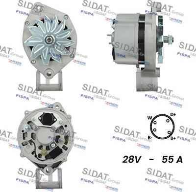 Fispa A24BH0152A2 - Alternator car-mod.net