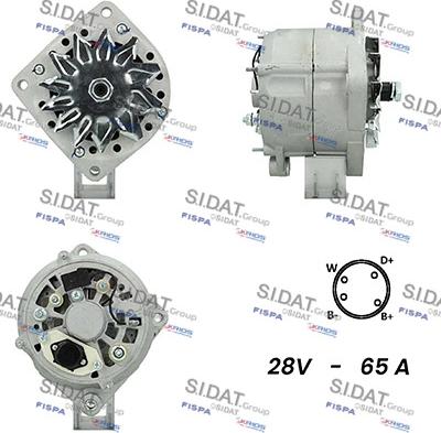 Fispa A24BH0104A2 - Alternator car-mod.net