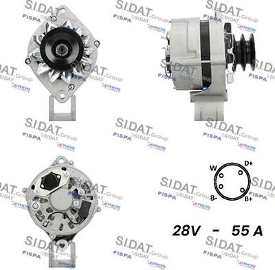 Fispa A24BH0102A2 - Alternator car-mod.net