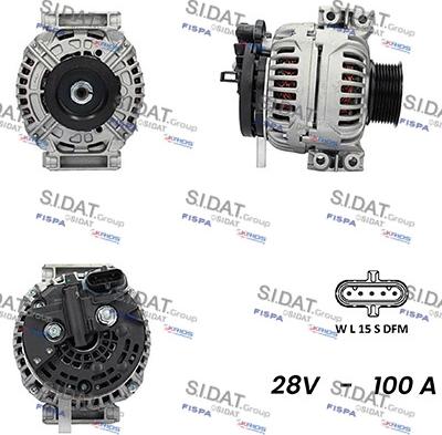 Fispa A24BH0107AS - Alternator car-mod.net