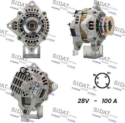Fispa A24MH0108A2 - Alternator car-mod.net