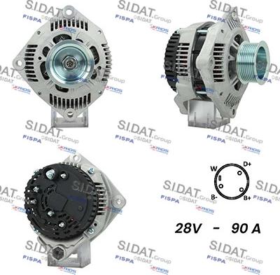 Fispa A24VA0106A2 - Alternator car-mod.net