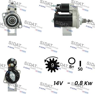 Fispa S12BH0619A2 - Starter car-mod.net