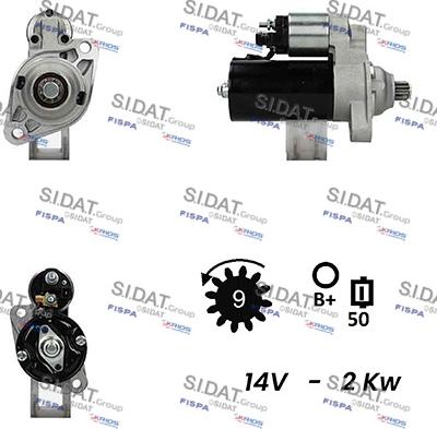 Fispa S12BH0626A2 - Starter car-mod.net