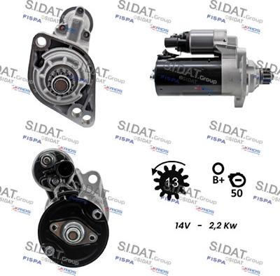 Fispa S12BH0095A2 - Starter car-mod.net