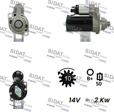 Fispa S12BH0027A2 - Starter car-mod.net