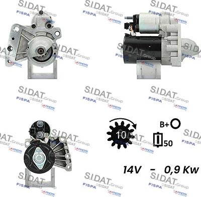 Fispa S12BH0076A2 - Starter car-mod.net