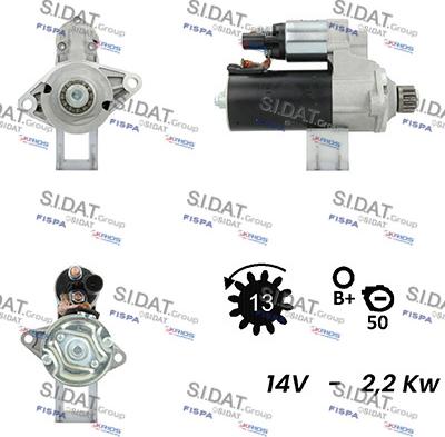 Fispa S12BH0145A2 - Starter car-mod.net