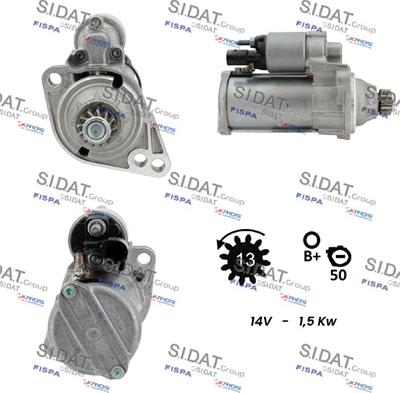 Fispa S12BH0861 - Starter car-mod.net