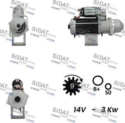 Fispa S12BH0304A2 - Starter car-mod.net