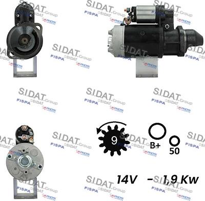 Fispa S12BH0302A2 - Starter car-mod.net