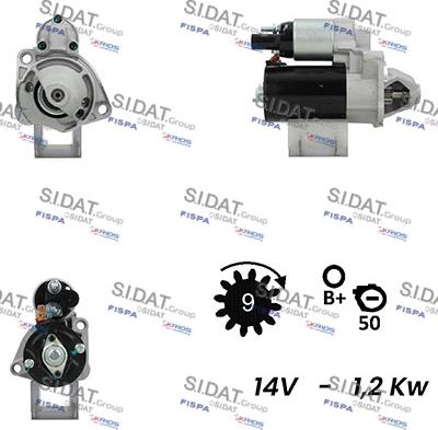 Fispa S12BH0248A2 - Starter car-mod.net