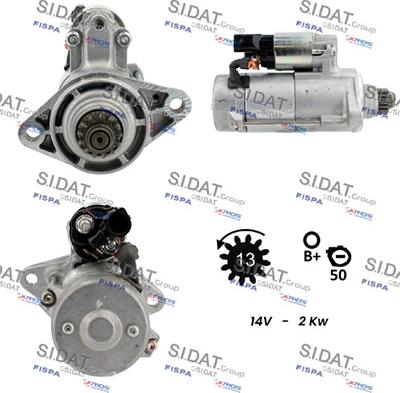 Fispa S12DE0145 - Starter car-mod.net