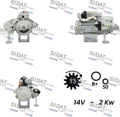 Fispa S12DE0700A2 - Starter car-mod.net