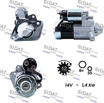 Fispa S12MH0012 - Starter car-mod.net
