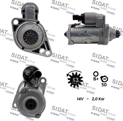 Fispa S12VA0095 - Starter car-mod.net