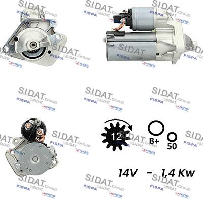 Fispa S12VA0012 - Starter car-mod.net