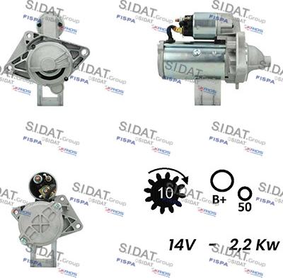 Fispa S12VA0021A2 - Starter car-mod.net