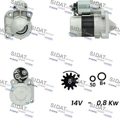 Fispa S12VA0191A2 - Starter car-mod.net