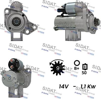 Fispa S12VA0115 - Starter car-mod.net