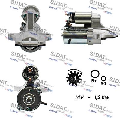 Fispa S12VS0283A2 - Starter car-mod.net