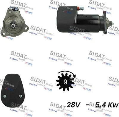 Fispa S24BH0058A2 - Starter car-mod.net