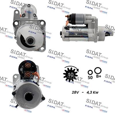 Fispa S24BH0162 - Starter car-mod.net