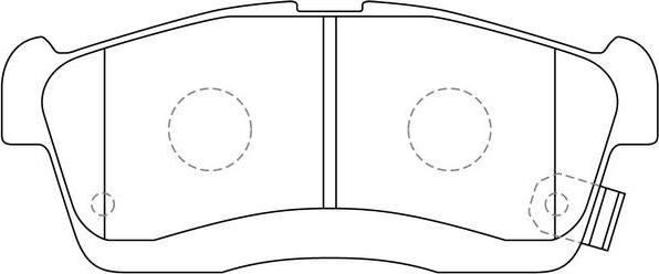 FIT FP6172 - Brake Pad Set, disc brake car-mod.net