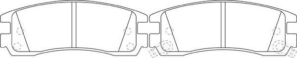 FIT FP0508 - Brake Pad Set, disc brake car-mod.net